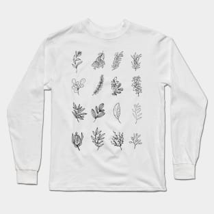 leaves types Long Sleeve T-Shirt